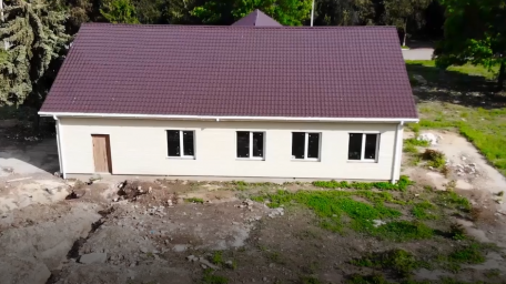 В селі Роздольне Каланчацького району завершується  будівництво лікарської амбулаторії, в рамках проєкту Велике будівництво